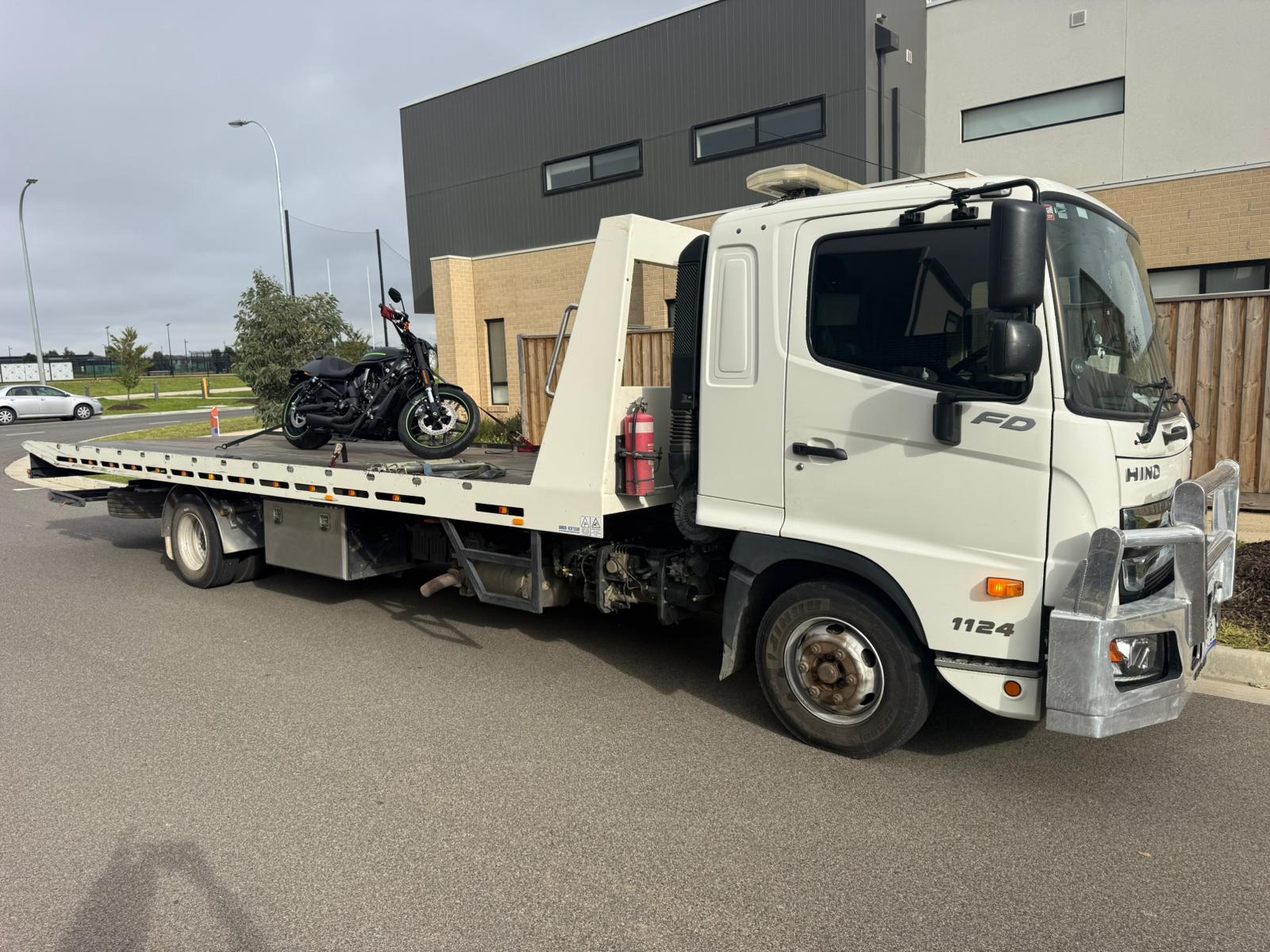 Motorcycle towing service